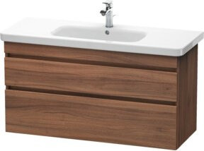 Duravit Waschtischunterschrank DuraStyle in Nussbaum Natur, wandhängend, B/T/H: 113 x 44,8 x 61 cm - Bild 1