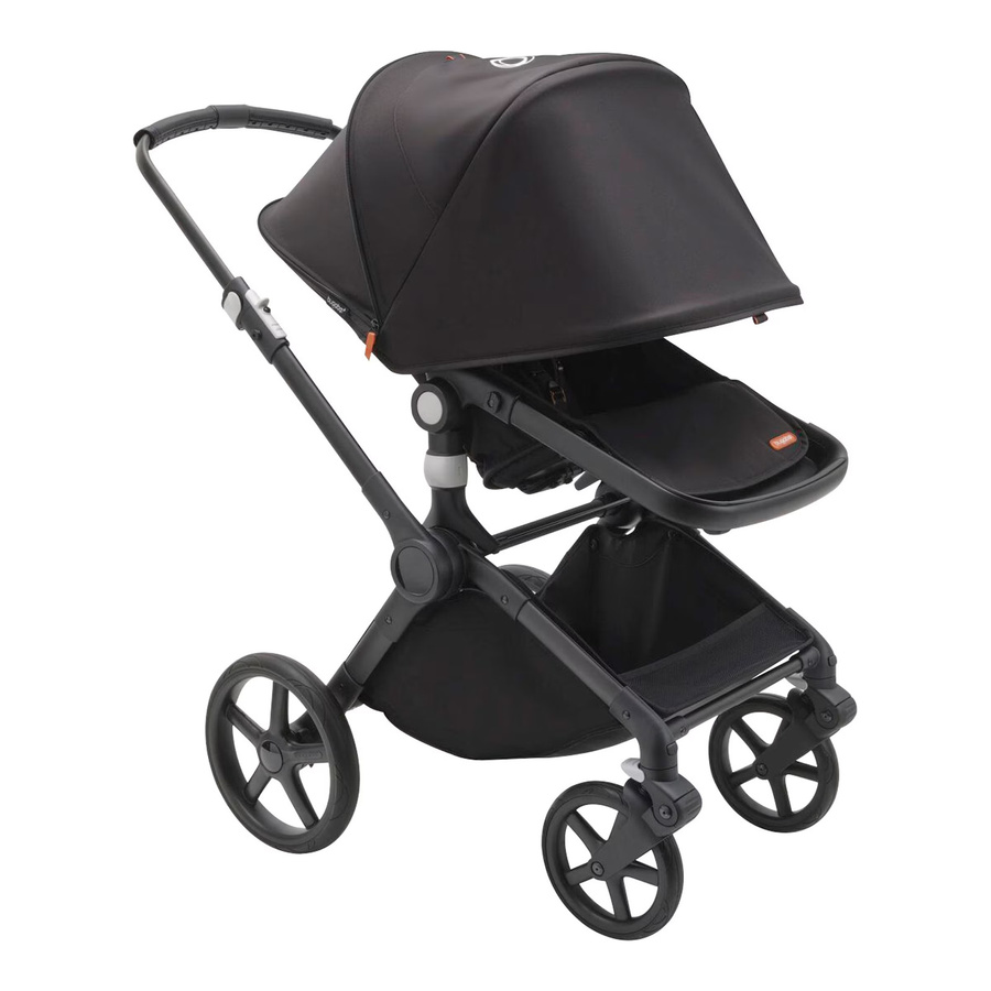 Bugaboo Cub Kombikinderwagen Trio-Set in Schwarz inklusive Sportsitz, Babywanne, Babyschale, Fußsack und Getränkehalter - Bild 3