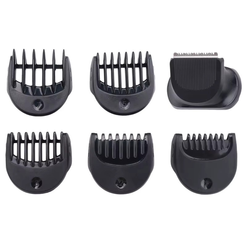Braun A74G Bartschneiderkopf Ersatz-Rasierkopf mit 5-teiligem Führungskamm-Trimmset in Schwarz für Braun Series 3 - Bild 5