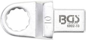 BGS Einsteck-Ringschlüssel aus Chrom-Vanadium in Silber, 10 mm mit 9 x 12 mm Aufnahme - Bild 1