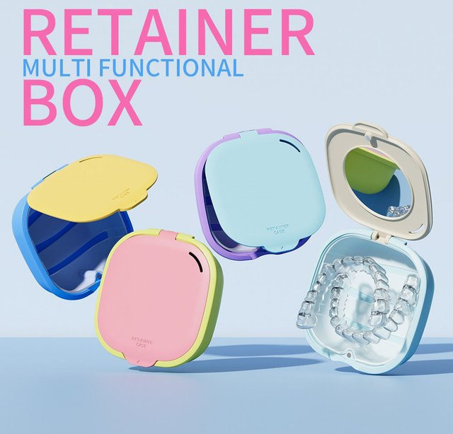 buyyes Schutzhülle für Dental Retainer, Aufbewahrungsbox aus Kunststoff - Bild 1