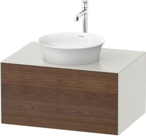 Duravit Waschtischunterschrank White Tulip ohne Aufsatz, mattweiß, B/T/H: 75,1 x 40,8 x 41,0 cm - Bild 1