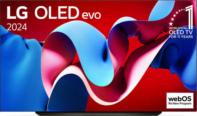 LG OLED83C49LA evo C4 OLED TV in Schwarz mit 210 cm (83 Zoll), 4K Ultra HD, Smart-TV, HDR und 120 Hz - Bild 1