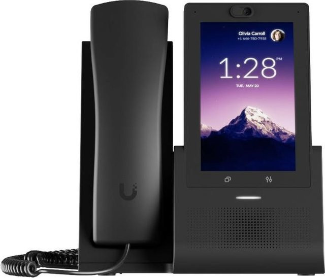 Ubiquiti UniFi Touch VoIP-Telefon Schwarz (UTP-TOUCH) mit Wi-Fi und mehreren Leitungen - Bild 1