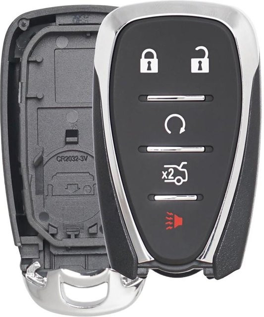 Skyfree Fernbedienungsgehäuse mit 5 Tasten für Chevrolet Cruze Malibu Camaro Volt Bolt in Grau - Bild 1