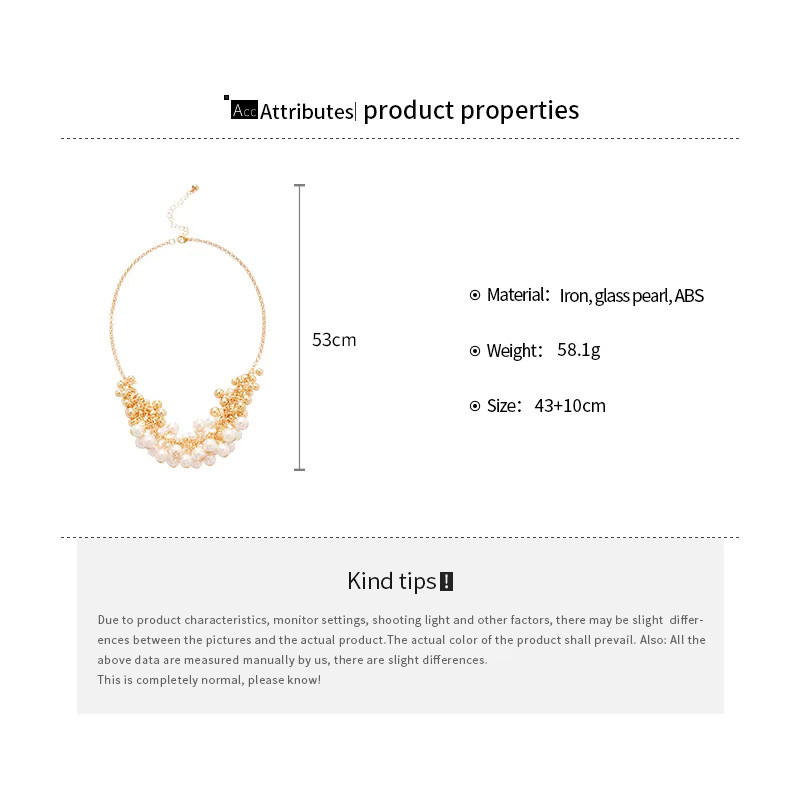 UOSU Halskette, Perle, Gold, Damen - Bild 3