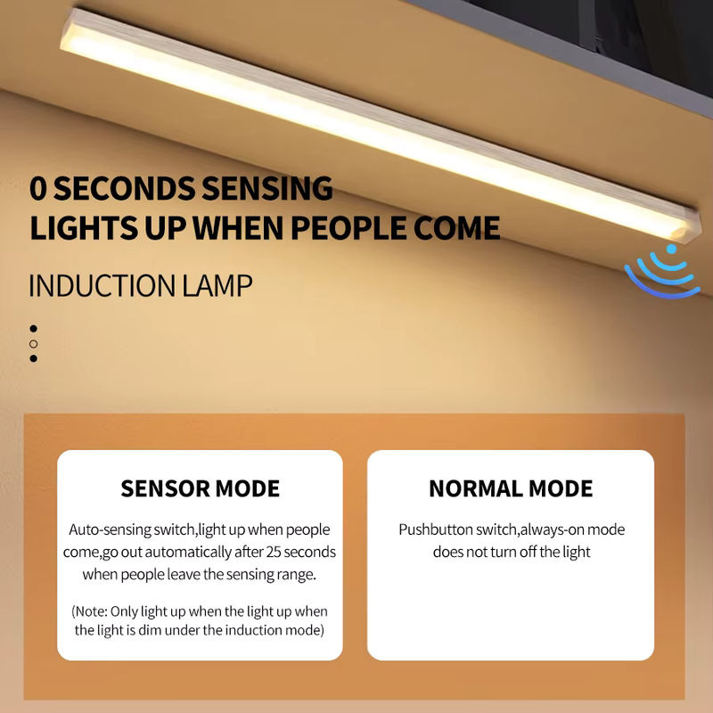 AVACOM LED Bewegungsmelder Schranklicht in Weiß mit wiederaufladbarem Akku und warmweißem Licht für Küche, Treppe und Möbel - Bild 2
