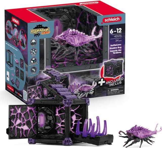Schleich Eldrador Creatures BattleCave Schattenassel Spielfigur mehrfarbig - Bild 2