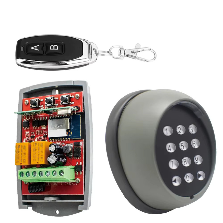 Tuya App Fernbedienung mit Wireless Remote Keypad und 2CH WIFI Empfänger für RF 433MHz Rolling Code Garage Opener - Bild 6