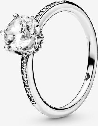 Wucifang Jewelry Ring, 925 Silber, Roségold, Kristall, Damen, Größe 8 - Bild 1