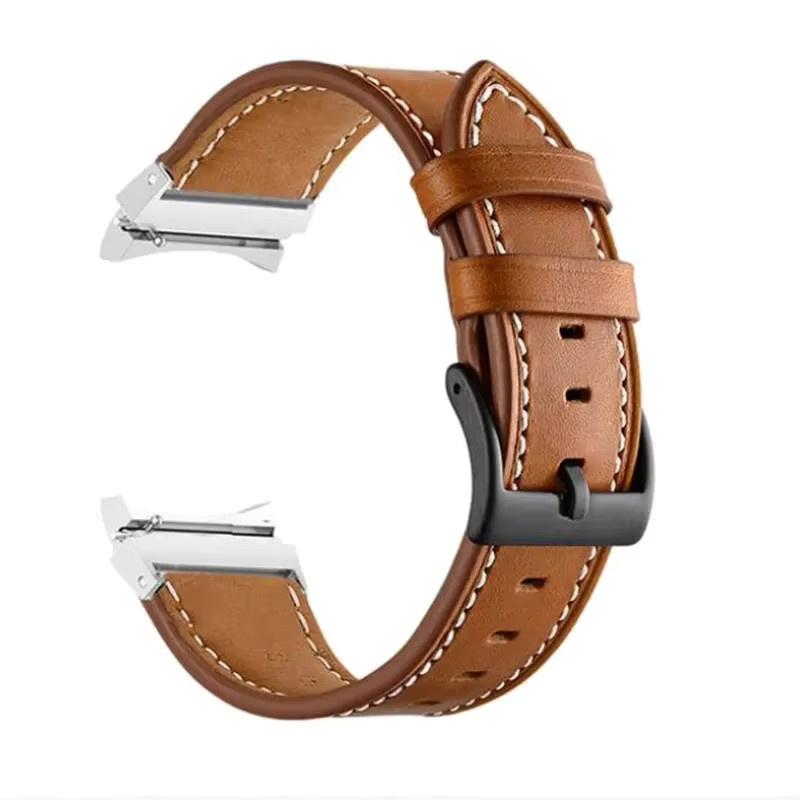 No Gaps Uhrenarmband Leder, Schwarz, Unisex - Bild 2