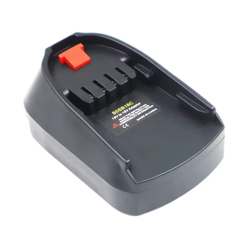 dawupine Bat618 Adapter Konverter für Bosch 18V Akkus kompatibel mit Makita, Milwaukee, Dewalt, Hitachi, Dyson, Metabo, AEG und Worx in Schwarz - Bild 2