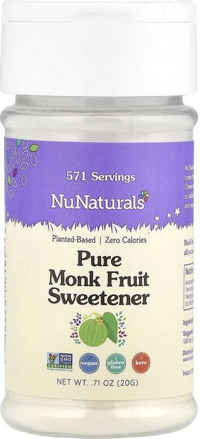 NuNaturals Mönchsfrucht-Süßstoff Extrakt vegan 20 g - Bild 1