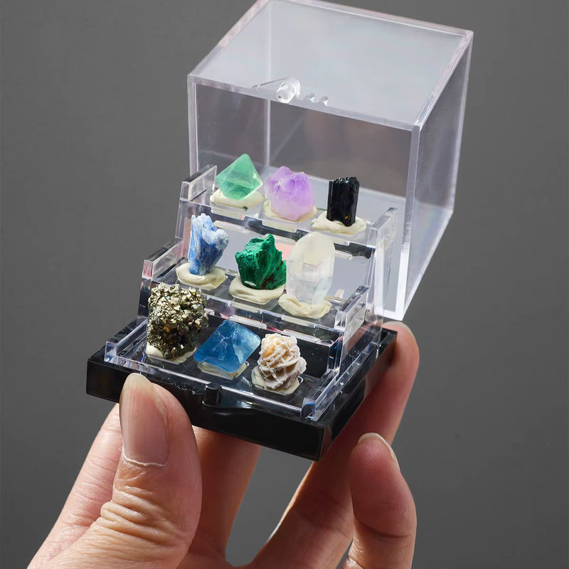 Runyangshi Natürliche Kristall Mini Rohsteine in Multicolor als Sammlerstück und Geschenkset - Bild 2