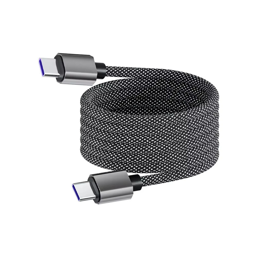 Magnetisches 66W USB-C auf USB-C Schnellladekabel und Datenkabel in Schwarz - Bild 6