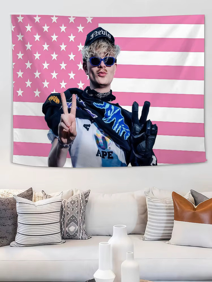 Joost Klein Flagge von Warner Bros. als Wandkunst und Dekoration für Party, Club oder Outdoor, B/H: 60 x 40 cm - Bild 6