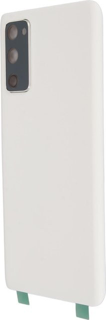 Samsung Galaxy A52s 5G Ersatz-Gehäuse Set mit Rückseitenglas, Front-Außenlinsenglas und vorinstalliertem Kamera-Rahmenband in Weiß - Bild 1