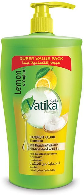 Vatika Naturals Shampoo Lemon and Yoghurt, 900 ml, Normales Haar - Bild 1