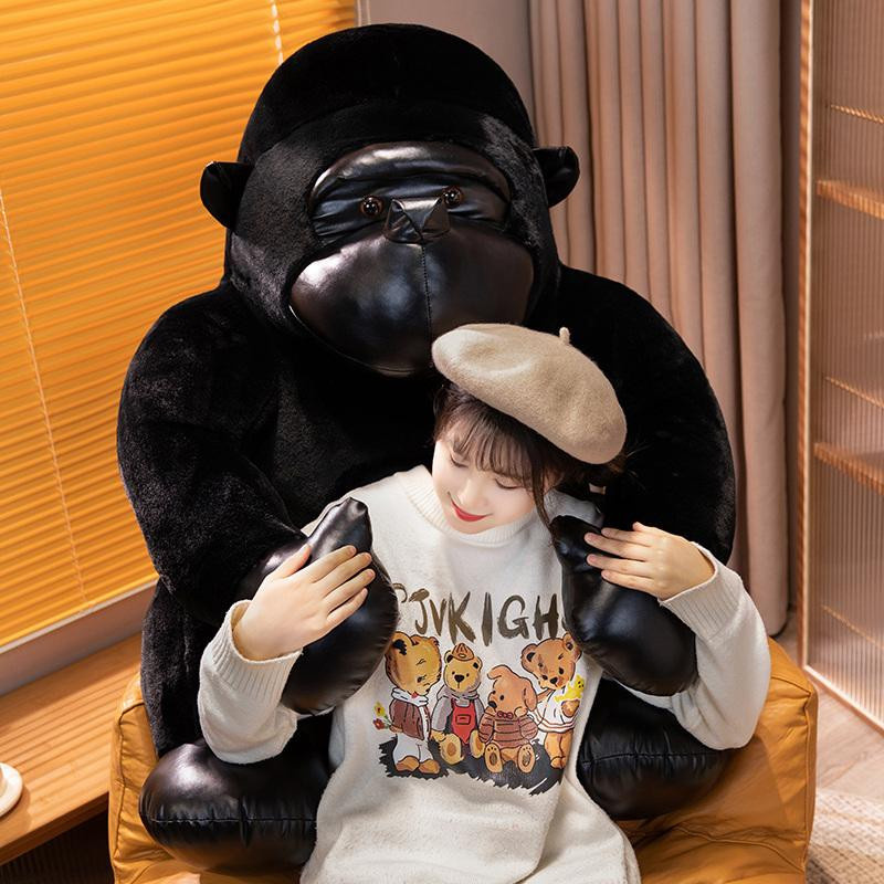 Kidsly Gorilla Plüsch Puppe, Schwarz Grau, 35cm, ab 14 Jahren - Bild 5