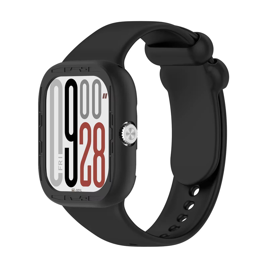 TAMISTER Smartwatch-Armband Silikon, Schwarz, Unisex - Bild 2