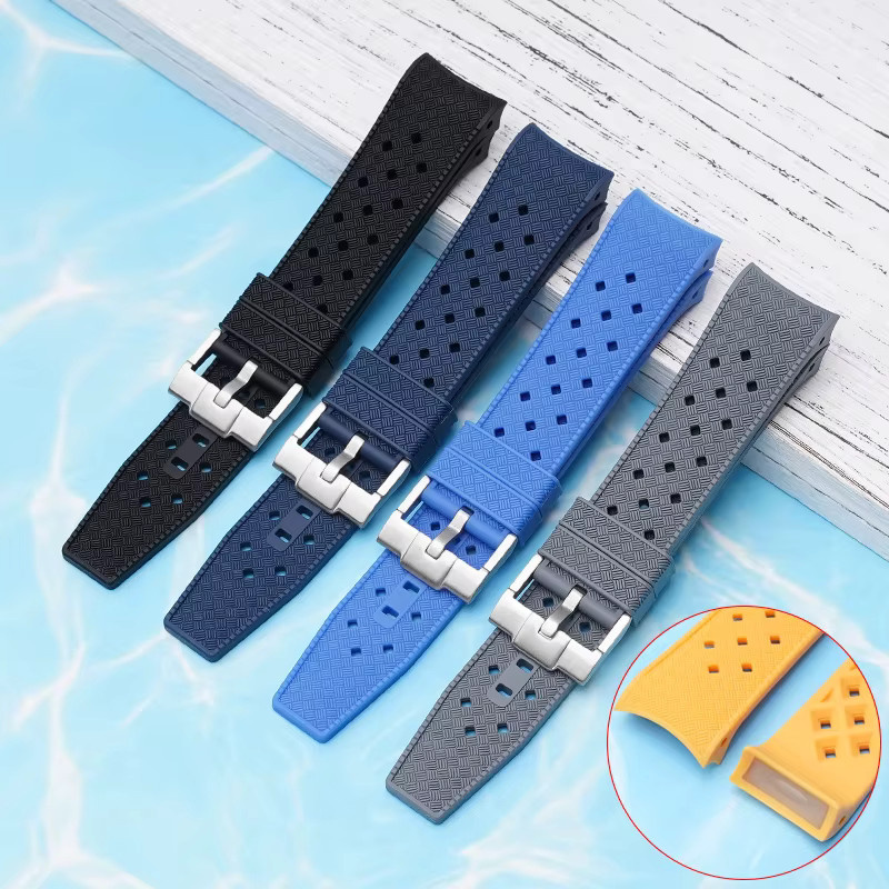Swatch Uhrenarmband Silikon, 22mm, Weiß, Unisex - Bild 2