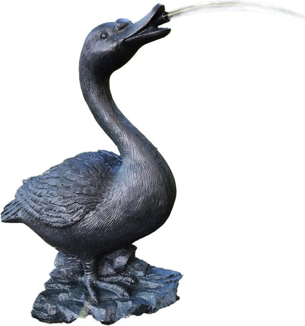 Heissner Teichfigur Gans aus Polyresin, B/T/H: 26 x 16 x 36 cm - Bild 1