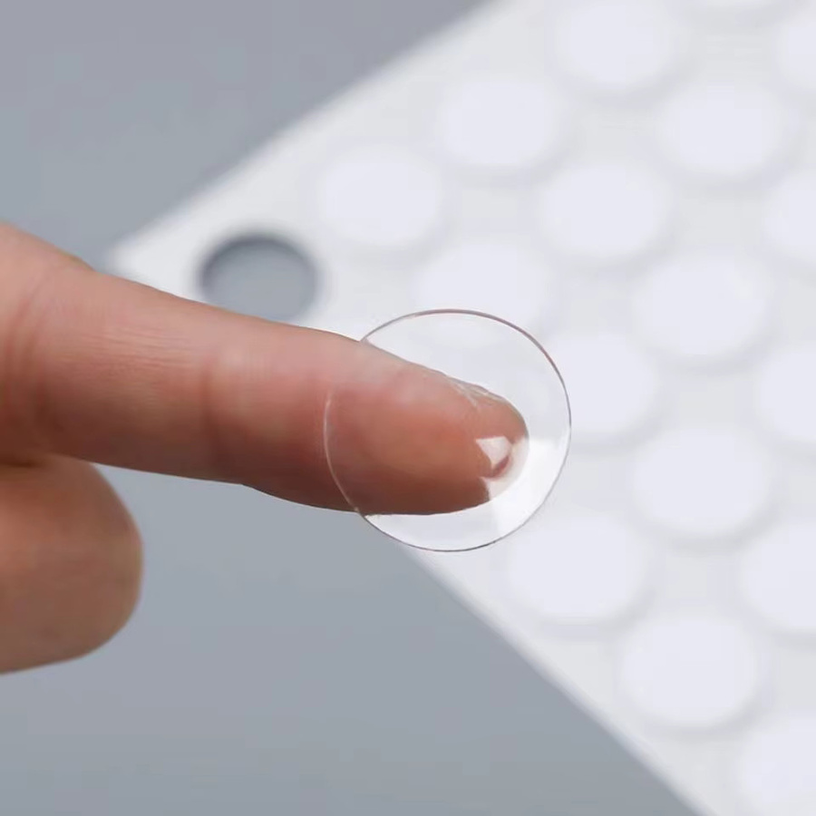 Transparentes Nano-Gel-Klebeband rund, doppelseitiges und spurlos abnehmbares Klebeband für DIY-Handwerk, Poster und Dekorationen - Bild 5