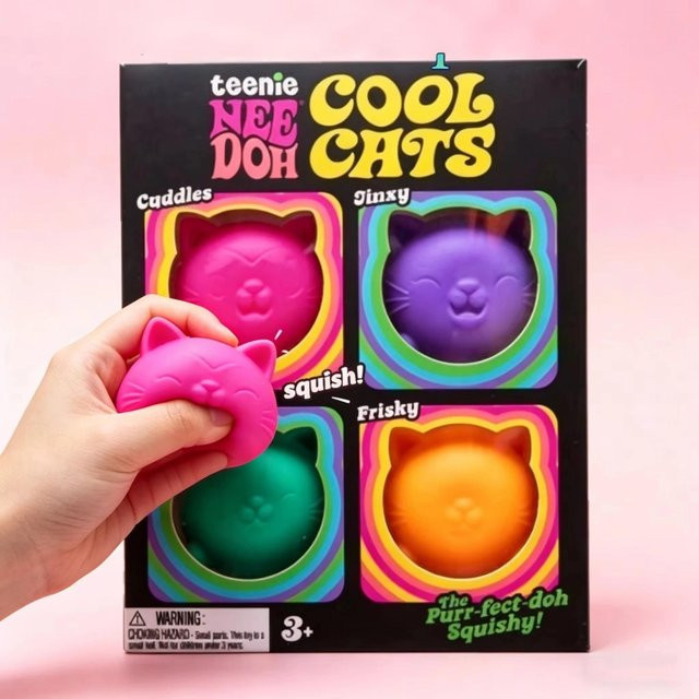 Schylling Cool Cat Squishy, Spielzeug - Bild 1