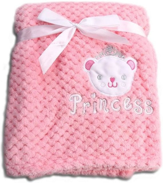Cangaroo Babydecke Freya aus kuscheligen Fleece in Rosa, B x H: 80 x 110 cm - Bild 1