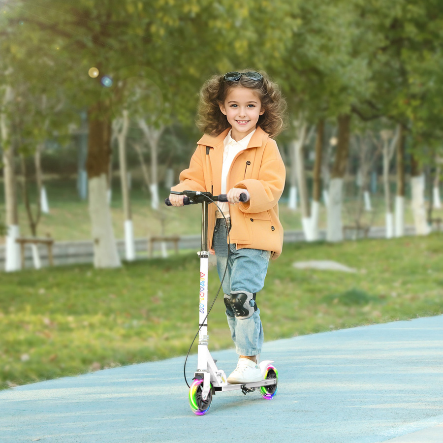 AIYAPLAY Roller Kinder Scooter, mit leuchtenden Rädern, ab 3 Jahre - Bild 2