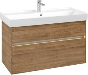 V&B Waschtischunterschrank Collaro mit Waschtisch und LED-Beleuchtung B/T/H: 95,4 x 44,4 x 54,6 cm - Bild 1