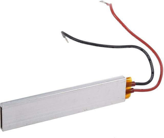 CosyHome PTC Heizelement mit Thermostat Heizplatte 220V 130W 230 Grad Celsius in Weiß und Silber - Bild 1