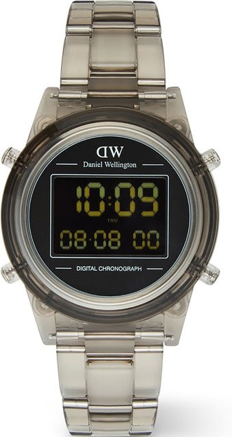 Daniel Wellington Digitaluhr, Quarz, Edelstahl, 36 mm, Unisex, Grau - Bild 1