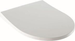 Geberit WC-Sitz iCon in D-Form mit Soft-Close Absenkautomatik, Weiß - Bild 1