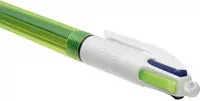 BIC 4 Colours Fluo Mehrfarbkugelschreiber in Blau, Schwarz, Rot und Gelb - Bild 1