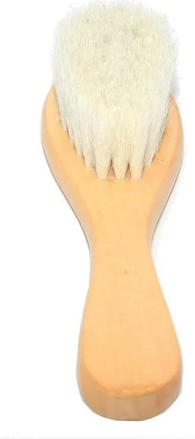 Binchi Outdoor Product Baby Haarbürste und Kamm aus Naturwolle und Holz - Bild 1