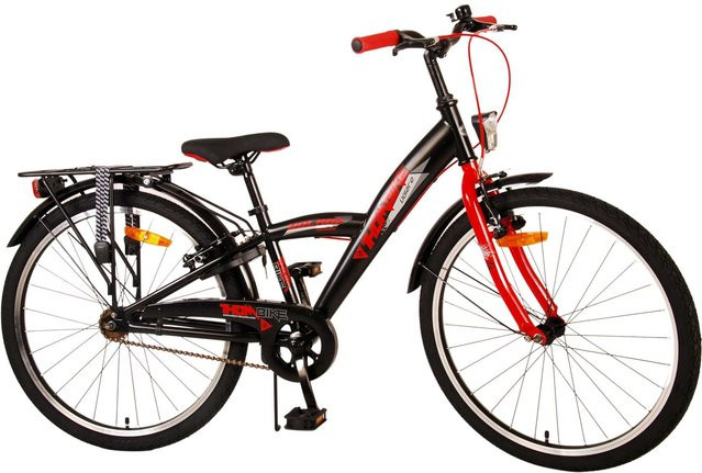 TPFSports Thombike Kinderfahrrad, Jungen, 24 Zoll, Rot, 2 Handbremsen - Bild 1