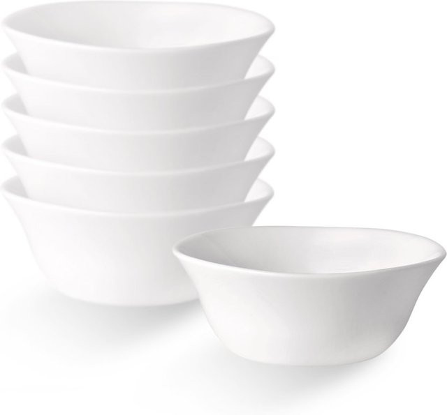 Bormioli Rocco Parma Set 6-teilige kleine Schälchen aus Glas in Weiß - Bild 1