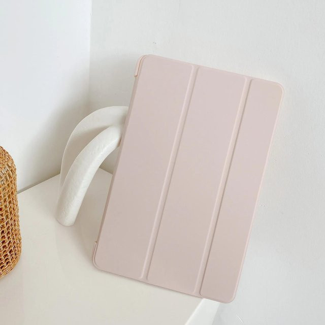 Smart Leder Tablet Cover Hülle für Samsung Galaxy Tab A9, A8 10.5, S6 Lite, A7, S7, S8, S9 FE, S10 FE in Rosa - Bild 1