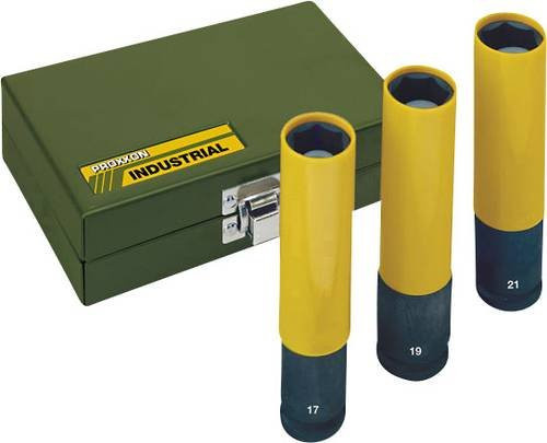 Proxxon IMPACT Steckschlüsselsatz 1/2 Zoll, 3-teilig, 17 mm, 19 mm, 21 mm - Bild 1