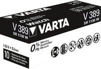 VARTA Silberoxid-Knopfzelle 389 Batterie in Schwarz und Silber - Bild 1