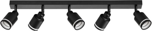 NETTLIFE Deckenstrahler L69 aus Metall in Schwarz, verstellbare LED-Zylinderleuchte mit GU10 Fassung - Bild 1
