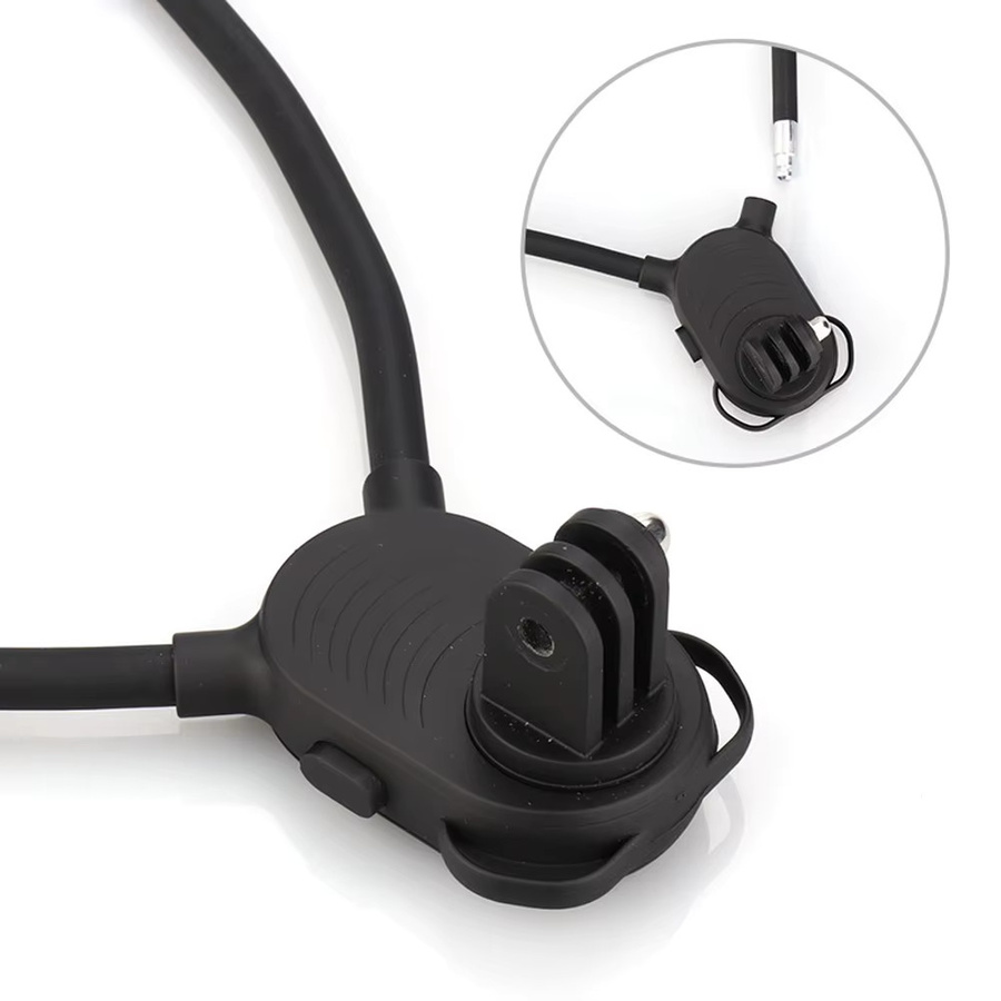 ERIKOLE Action Kamera Neck Mount mit Quick Release Brusthalterung in Schwarz für GoPro Hero, Insta360 und DJI OSMO Action sowie Smartphone - Bild 2