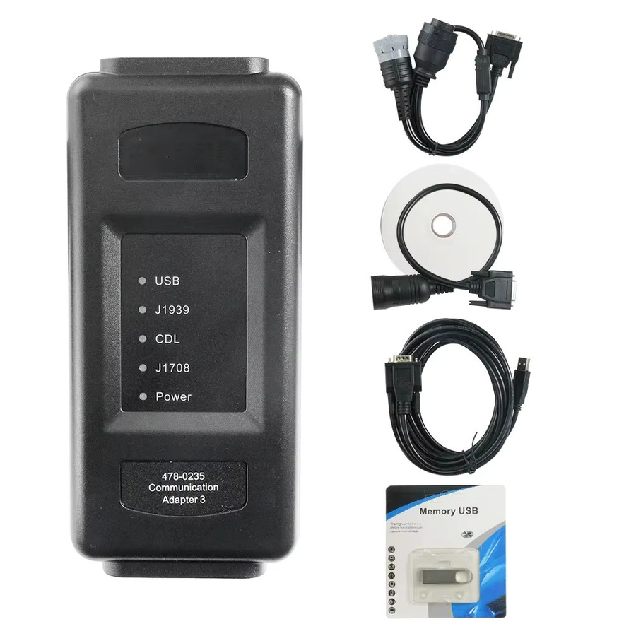 Caterpillar ET4 Kommunikationsadaptergruppe 478-0235 Elektrisches System-Diagnosetool-Kit in Schwarz - Bild 6