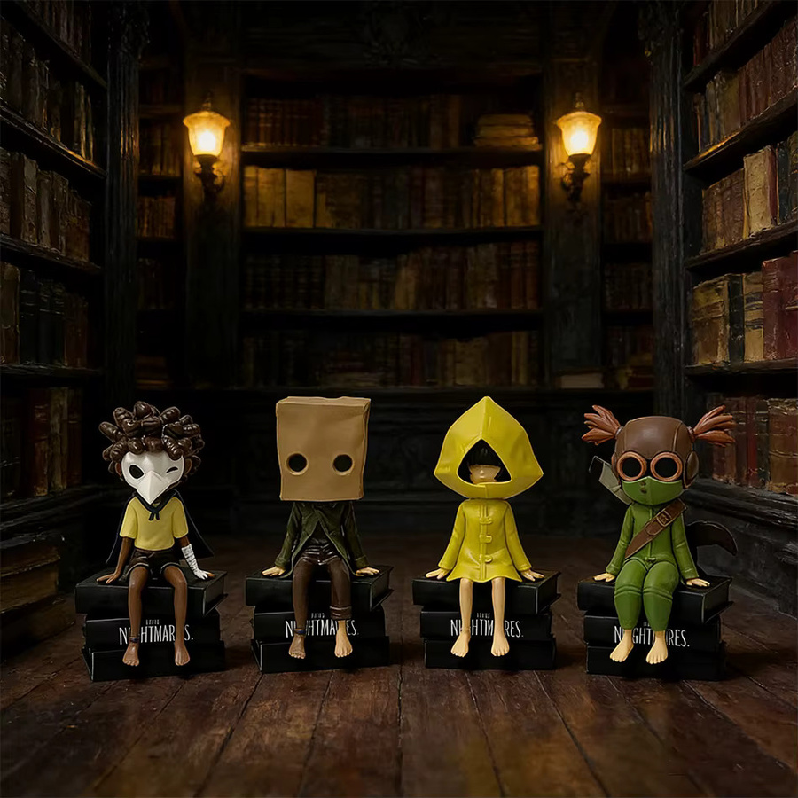 Bandai Little Nightmares Six/Mono/Leon Figur, Actionfigur, Gelb, Kunststoff - Bild 2