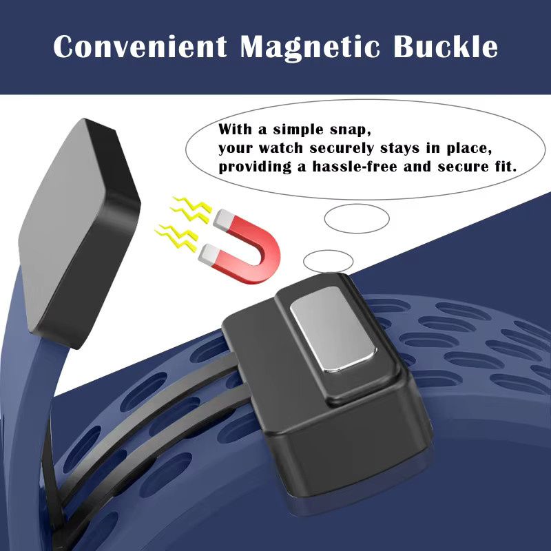 Huawei Uhrenarmband Silikon, Magnetisch - Bild 2
