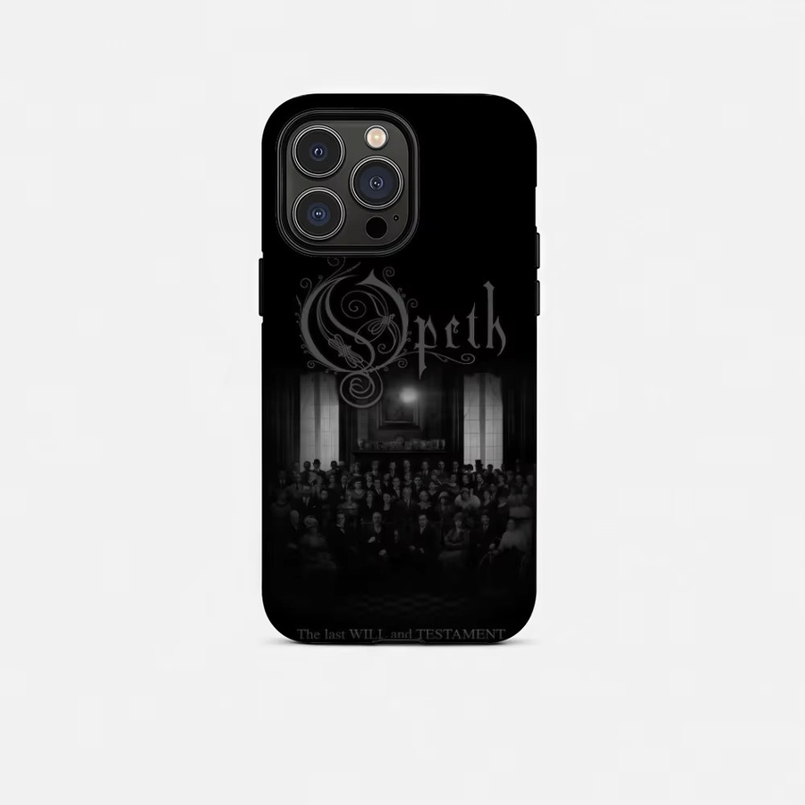 Band O-Opeth Handyhülle für Apple iPhone 17 16 15 14 13 12 Pro Max Plus in Schwarz mit glänzender HD-Doppelschicht-Flüssighartschale - Bild 5