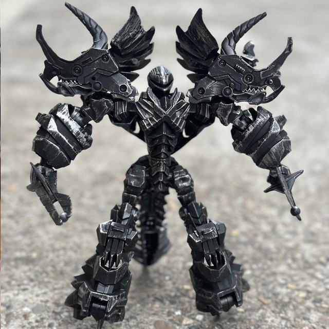 Schlacke Transformation Triceratops, Dinosaurier Roboter Modell Spielzeug, ab 12 Jahren - Bild 1
