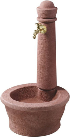 Garantia Roma Steinbrunnen in Rot im klassischen Design
