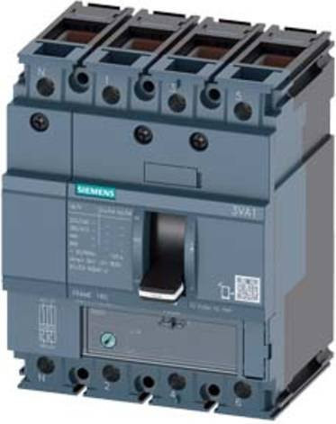Siemens 3VA1112-5FE46-0AA0 Leistungsschalter in Grau mit einem Einstellbereich von 88 - 125A und einer maximalen Schaltspannung von 690 V/AC - Bild 1